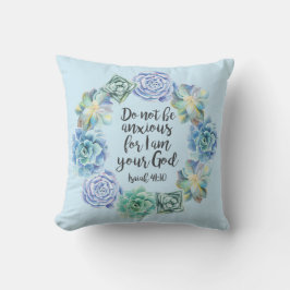 "Wees niet bang" Succulent Kussen