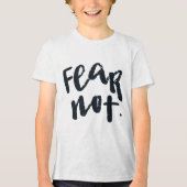 Wees niet bang Tri-Blend shirt (Voorkant)