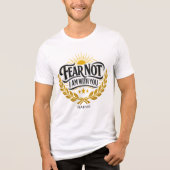 Wees niet bang Tri-Blend shirt (Voorkant)