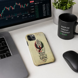 Wees Niet Bang Vintage Phoenix Groei Design Case-Mate iPhone Case