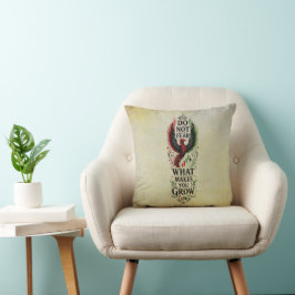 Wees Niet Bang Vintage Phoenix Groei Design Kussen