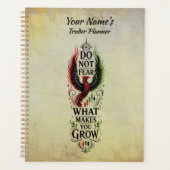 Wees Niet Bang Vintage Phoenix Groei Design Planner (Voorkant)