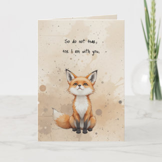 Wees niet bang voor Bijbelse verzen Kaart