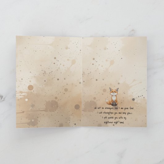 Wees niet bang voor Bijbelse verzen Kaart (Binnen)