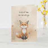 Wees niet bang voor Bijbelse verzen Kaart (Gele Bloem)