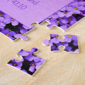 Wees niet bang voor Christelijke Bijbel Verse Purp Legpuzzel (Zijkant)