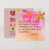 Wees niet bang voor Christelijke Floral (Voorkant / Achterkant)