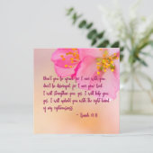 Wees niet bang voor Christelijke Floral (Staand voorkant)