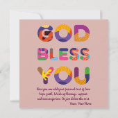 Wees niet bang voor Christelijke Floral (Achterkant)