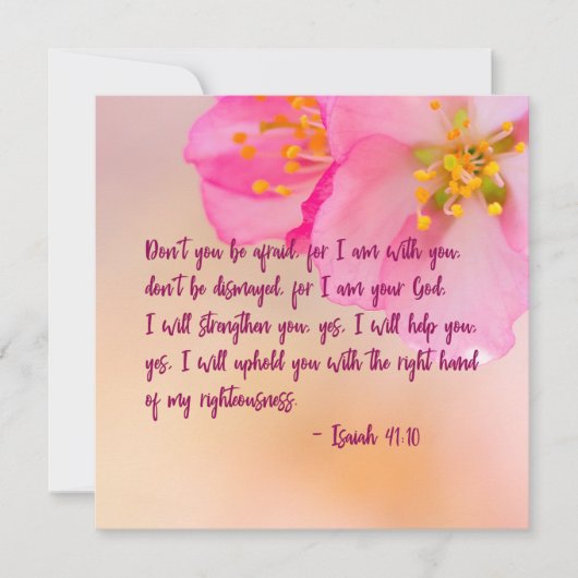 Wees niet bang voor Christelijke Floral (Voorkant)