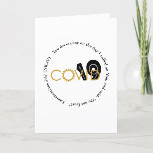 Wees niet bang voor COVID 19 Denken aan je Kaart