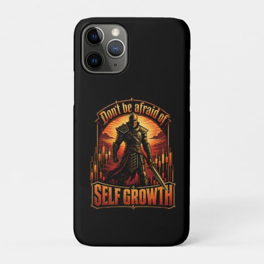 Wees Niet Bang Voor De Self Growth Knight Trading Case-Mate iPhone Case (Achterkant)