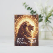 Wees niet bang voor Deuteronomium 31:8 Briefkaart (Staand voorkant)