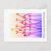 Wees niet bang voor een groot Briefkaart (Voorkant)