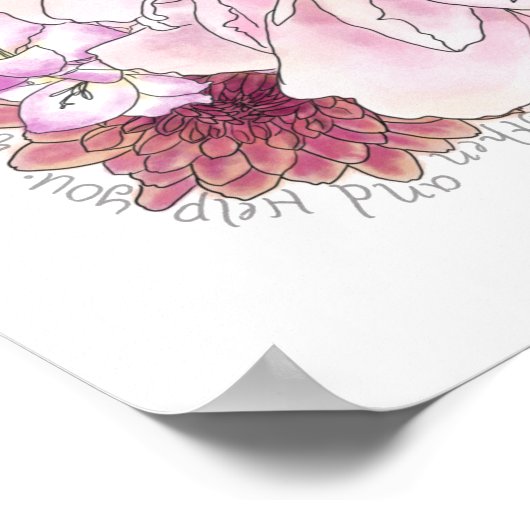 Wees niet bang voor een inspirerend prijsopgave, b poster (Hoek)