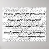 Wees niet bang voor grootsheid poster (Voorkant)