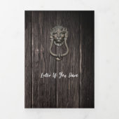 Wees niet bang voor Halloween Drieluik Uitnodiging (Cover)