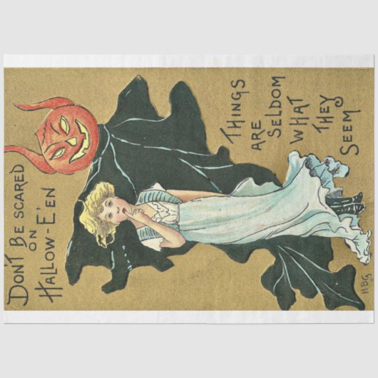 Wees niet bang voor Halloween Tissuepapier (Voorkant)