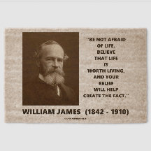 Wees niet bang voor het leven William James Belief