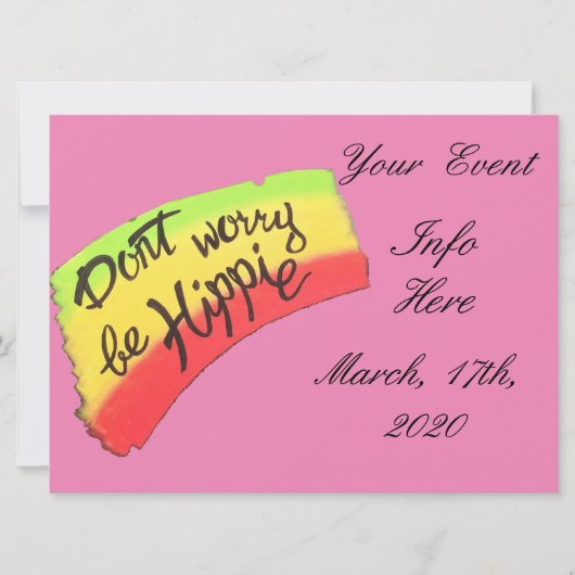 Wees niet bang voor Hippie Thunder_Cove (Voorkant)