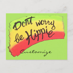 Wees niet bang voor Hippie Thunder_Cove Briefkaart