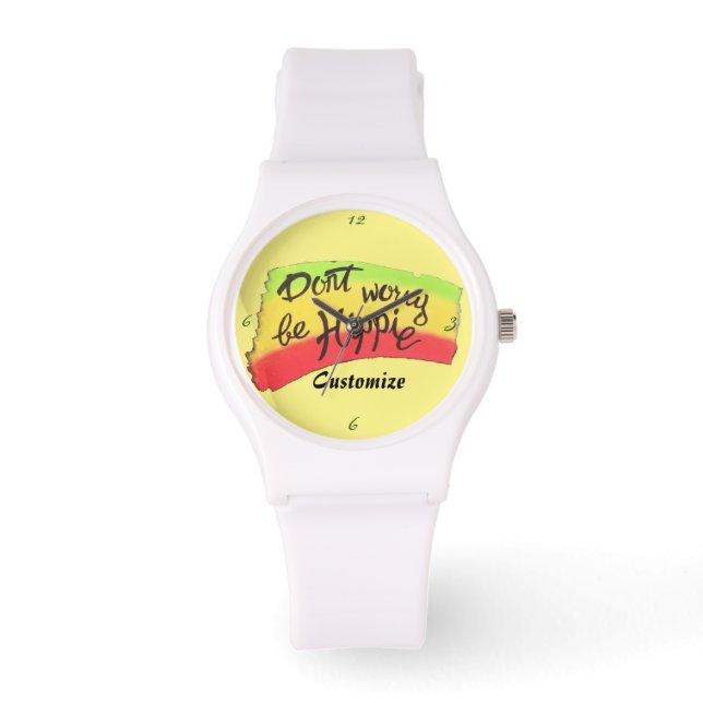 Wees niet bang voor Hippie Thunder_Cove Horloge (Voorkant)