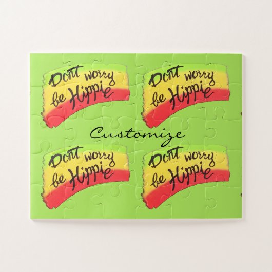 Wees niet bang voor Hippie Thunder_Cove Legpuzzel (Horizontaal)