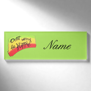 Wees niet bang voor Hippie Thunder_Cove Naambadge