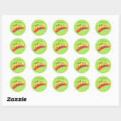 Wees niet bang voor Hippie Thunder_Cove Ronde Sticker (Vel)