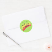 Wees niet bang voor Hippie Thunder_Cove Ronde Sticker (Envelop)