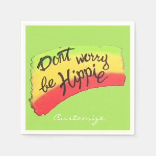 Wees niet bang voor Hippie Thunder_Cove Servet