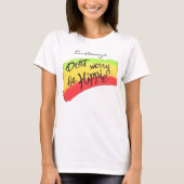 Wees niet bang voor Hippie Thunder_Cove T-shirt (Voorkant)