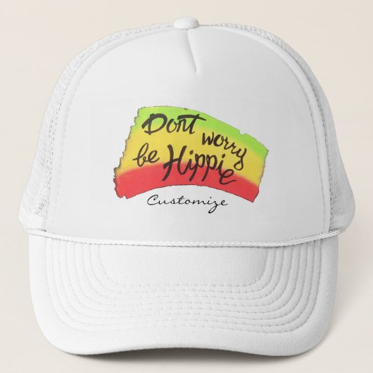 Wees niet bang voor Hippie Thunder_Cove Trucker Pet (Voorkant)