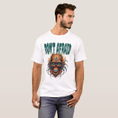 Wees niet bang voor mannen t-shirt (Voorkant volledig)