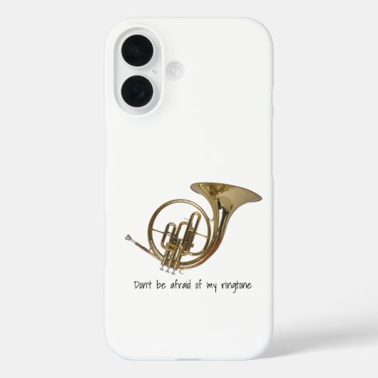 Wees niet bang voor mijn ringtone Case-Mate iPhone case (Achterkant)