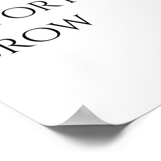 Wees niet bang voor verandering - Motivatie Poster (Hoek)