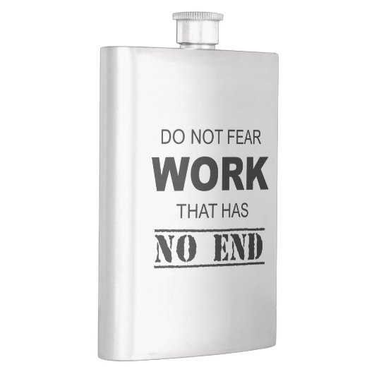 Wees niet bang voor werk dat geen einde heeft flacon (Rechts)