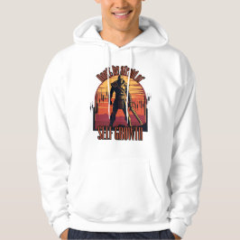 Wees niet bang voor zelfgroei | Handelsmotivatie Hoodie