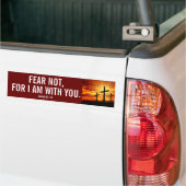 WEES NIET BANG, WANT IK BEN MET JE BUMPERSTICKER (Op Truck)