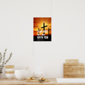 WEES NIET BANG, WANT IK BEN MET JE (jesaja 41:10) Poster (Keuken)