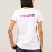 Wees niet basis: Dames T-shirt (Achterkant)