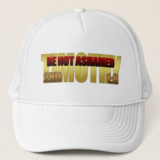 Wees niet beschaamd trucker pet (Voorkant)