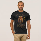 Wees niet bevreesd, want Ik ben met u T-shirt (Voorkant volledig)