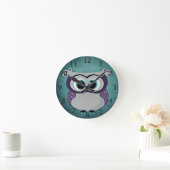Wees niet blauw Owl Ronde Klok (Huis)
