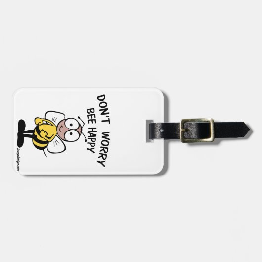 Wees niet blij bagagelabel (Voorkant horizontaal)