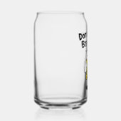 Wees niet blij blikvorm glas (Rechts)