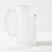 Wees niet blij matglas bierpul (Links)