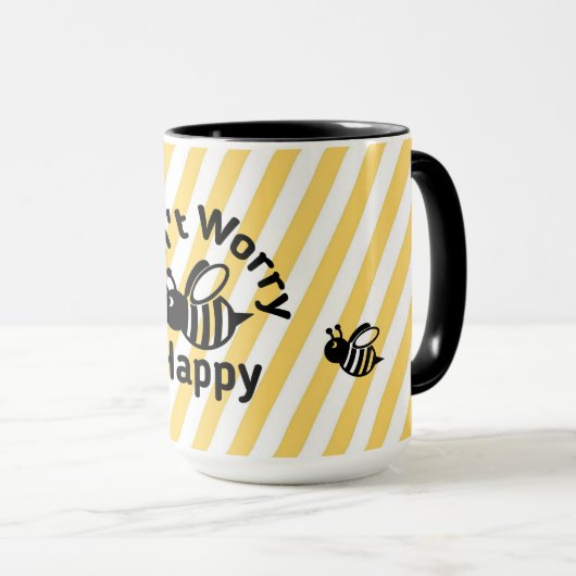 Wees niet blij mok (Voorkant rechts)