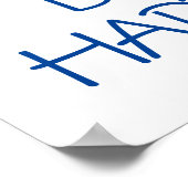 Wees niet blij poster (Hoek)