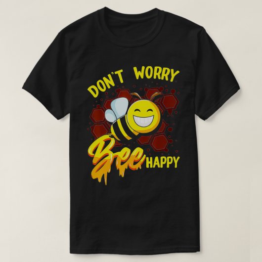 Wees niet blij t-shirt (Design voorkant)
